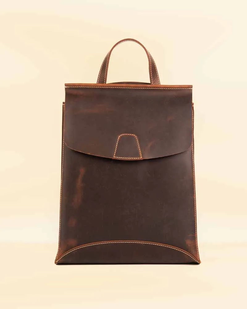 THE PRICY LEATHER SLIM BACKPACK