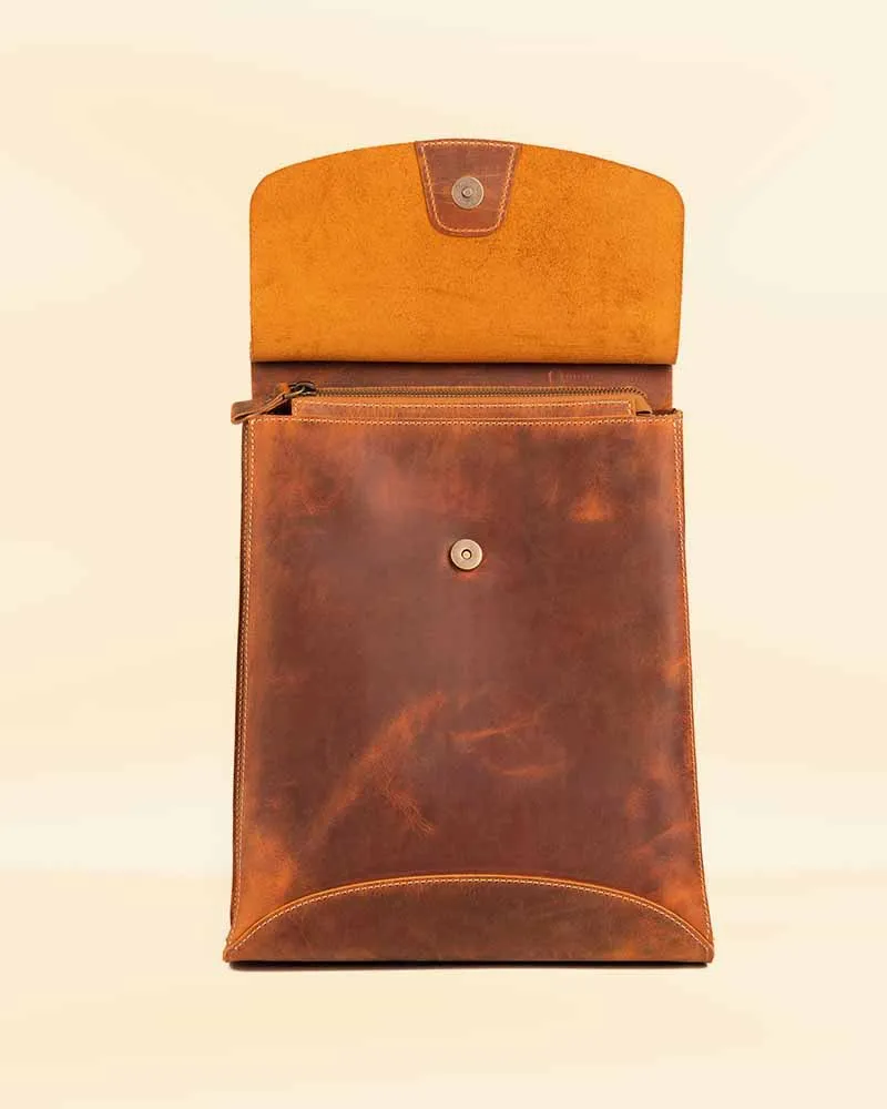 THE PRICY LEATHER SLIM BACKPACK
