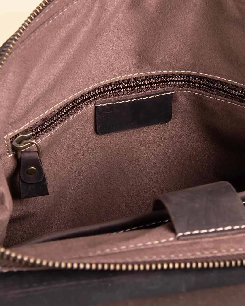 THE PRICY LEATHER SLIM BACKPACK