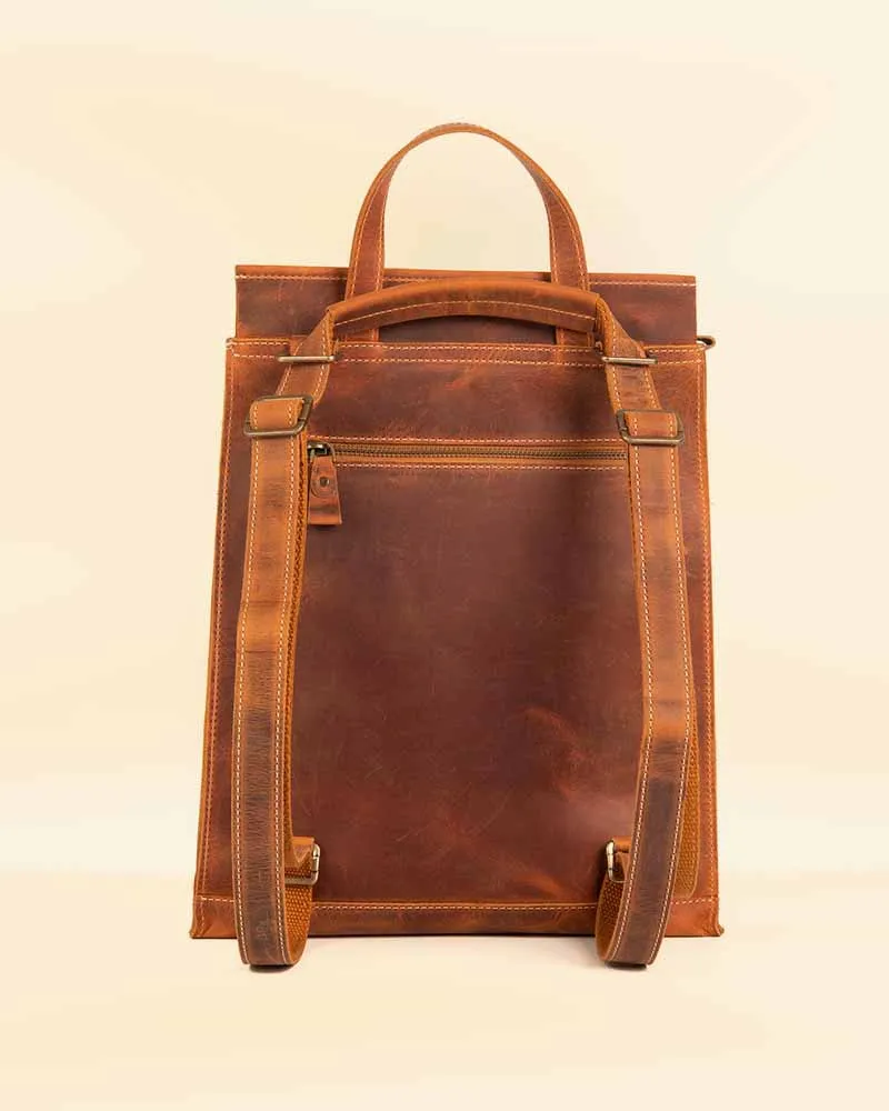 THE PRICY LEATHER SLIM BACKPACK