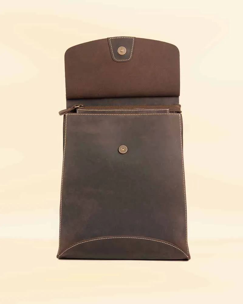 THE PRICY LEATHER SLIM BACKPACK
