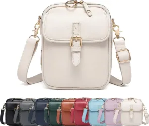 Vintage Large Capacity Messenger Bag, 2025 New Crossbody Leather Bag, Vintage Cross Body Shoulder Purse with Card Slots